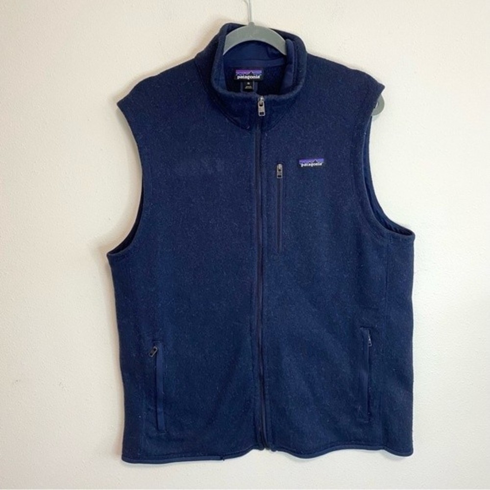 Patagonia Men's Better Sweater Fleece Vest Navy Blue Size XL